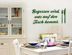 Gegessen wird was auf den Tisch kommt L