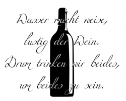 Wasser und Wein XL