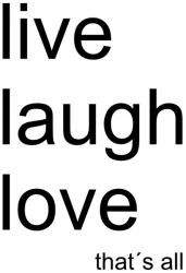 Live, Laugh, Love L